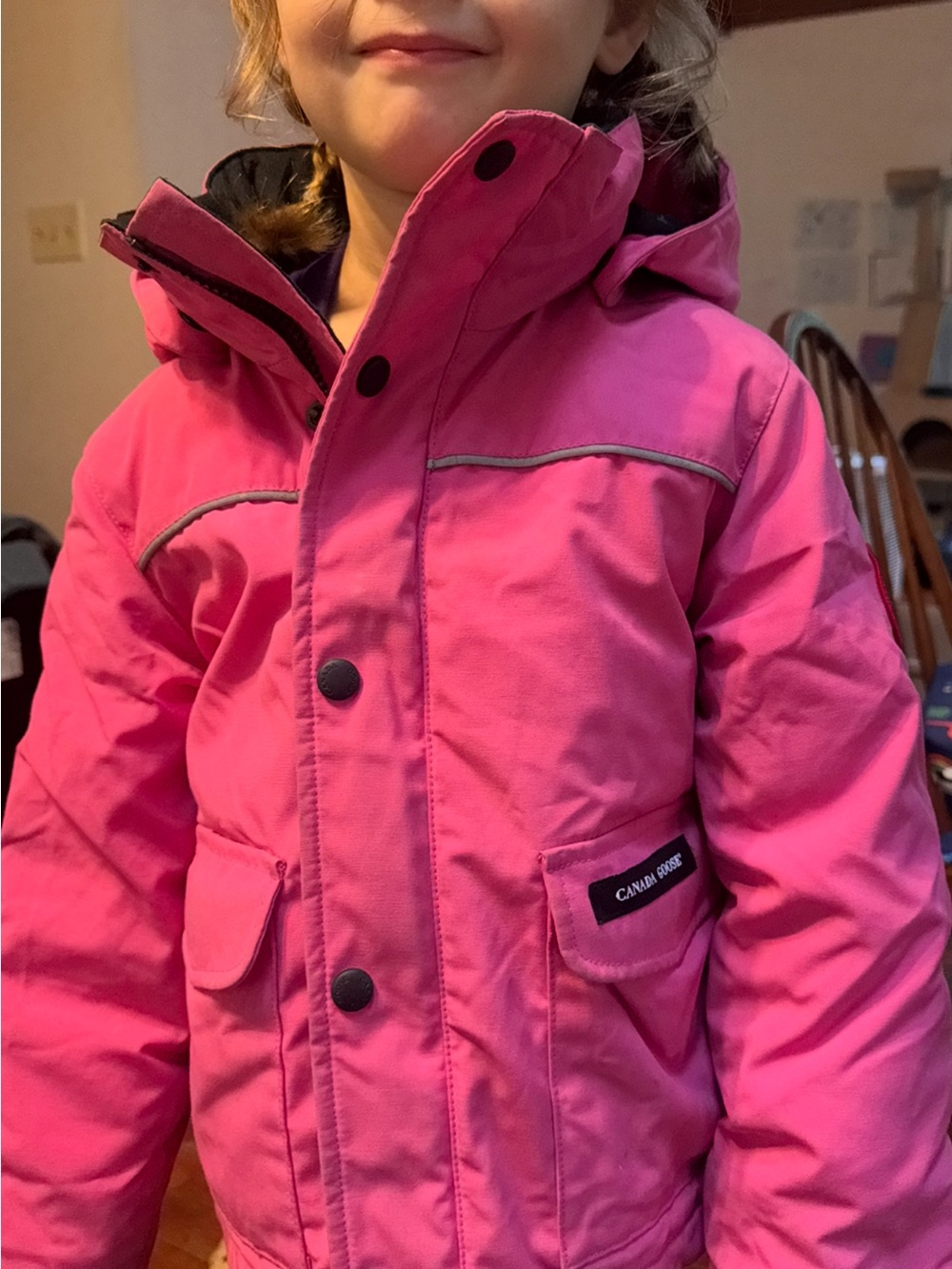 Canada Goose Lynx parka Bright Pink Hooded Puffer Jacket - Picture 3 of 15